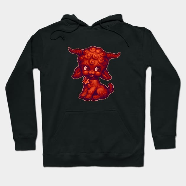 Baby Baphomet in Red Hoodie by Marianne Martin